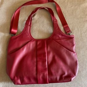 Betabrand Gilda Bag in color Cherry Bomb